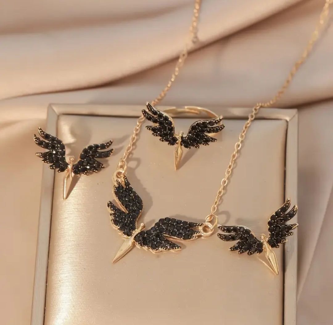 4 броя Ангелски крила колие