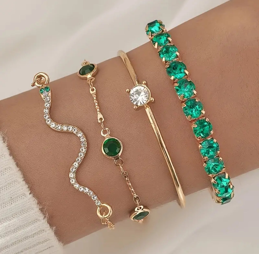 4 броя гривни Boho