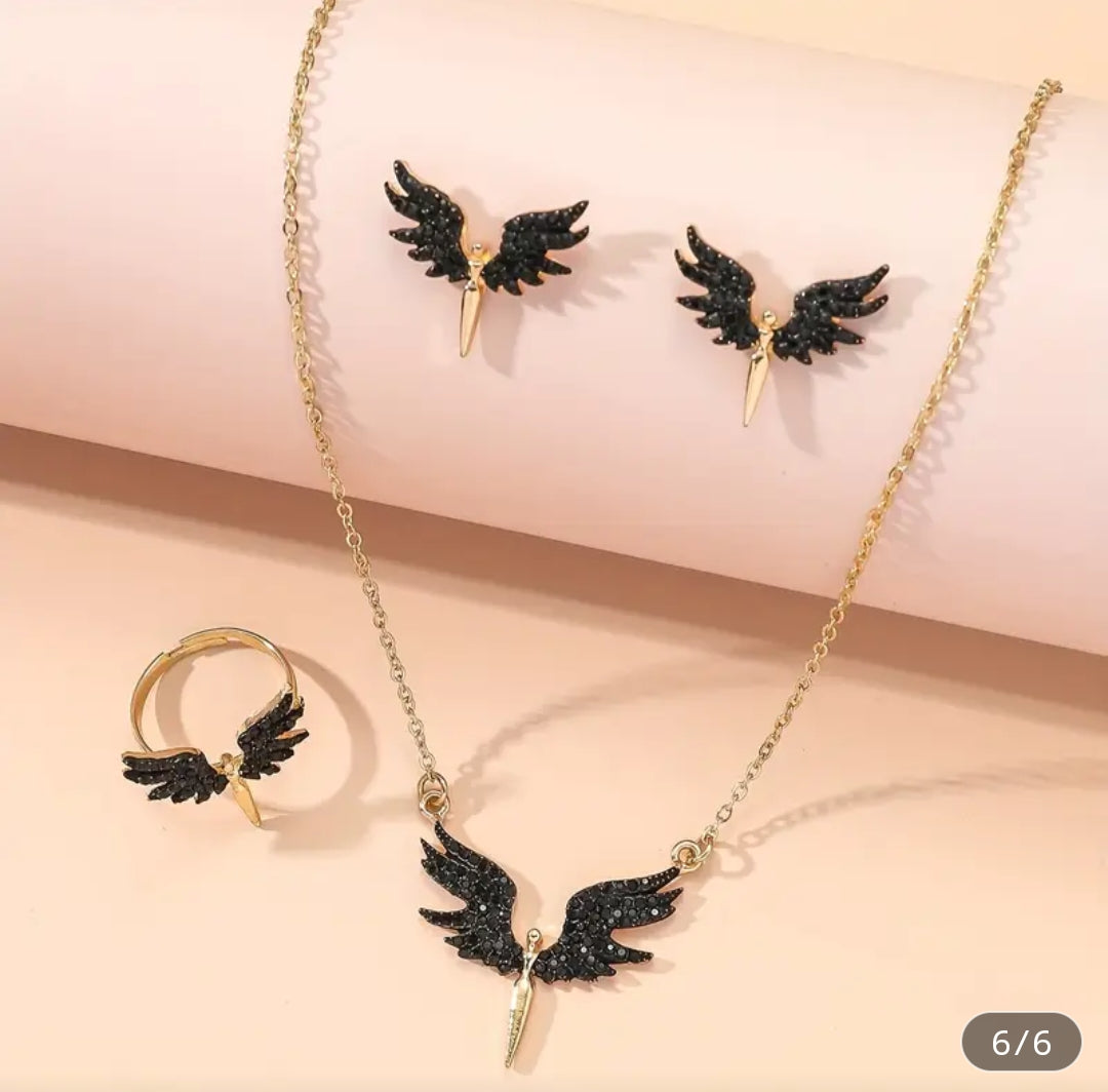 4 броя Ангелски крила колие