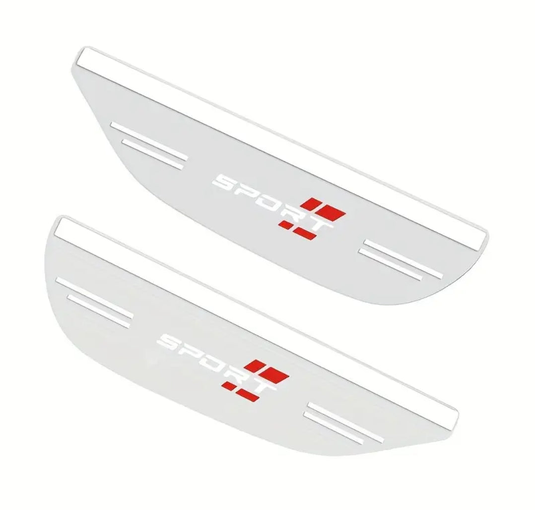 2 броя transparent сенници за огледала