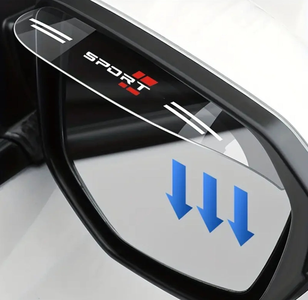 2 броя transparent сенници за огледала