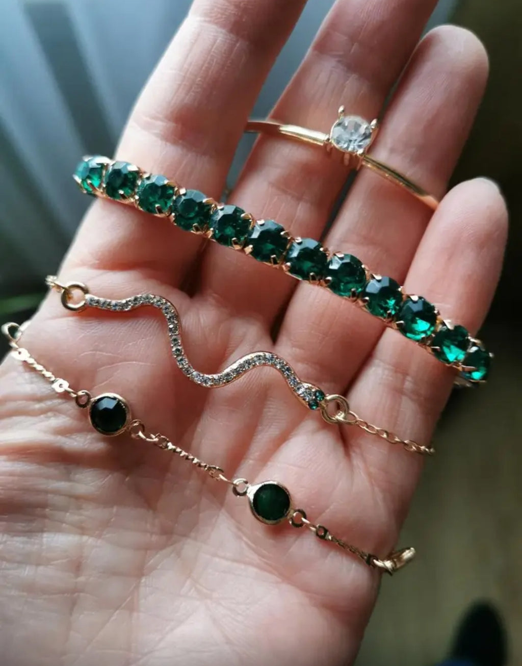 4 броя гривни Boho